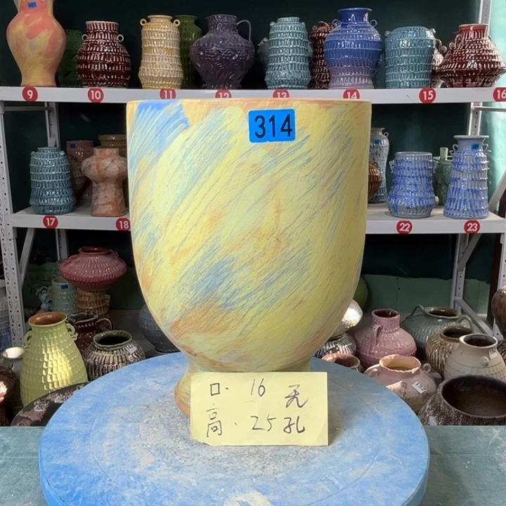 景德镇陶瓷花盆花器314