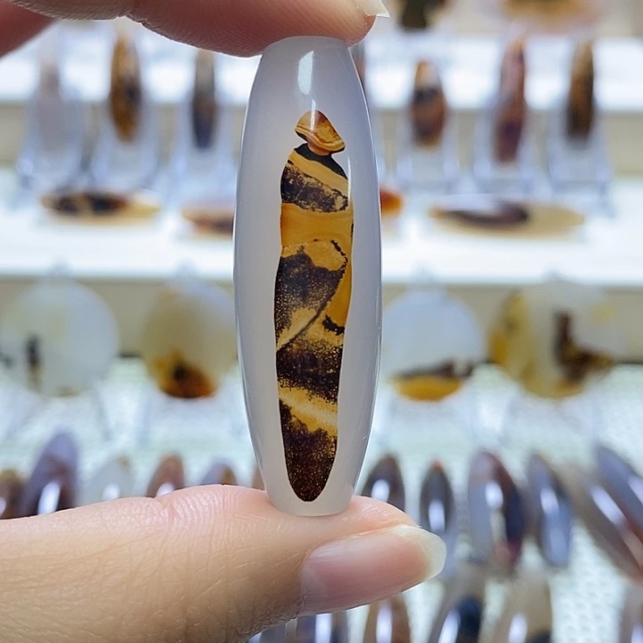 玛瑙/玉髓吊坠(不含链)未镶嵌一****亮