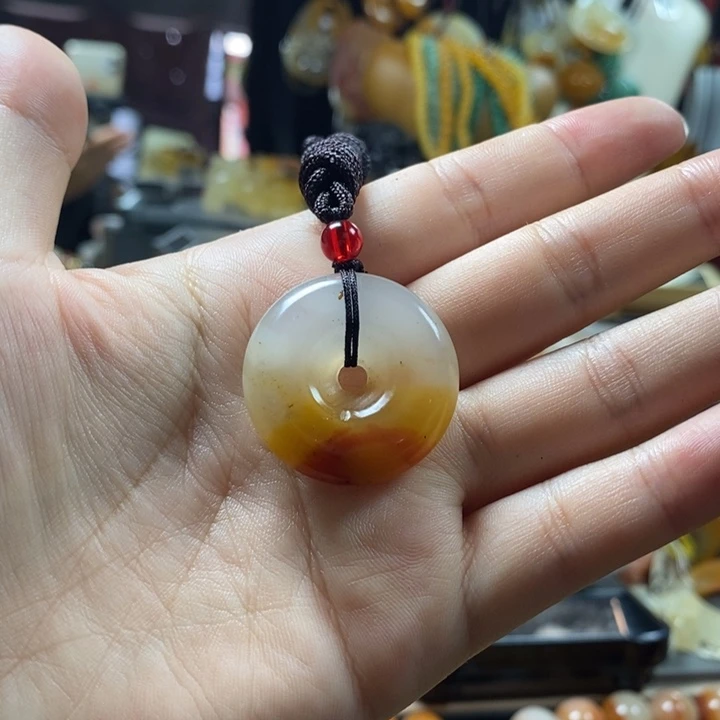 合金石英质玉（黄龙玉）手镯