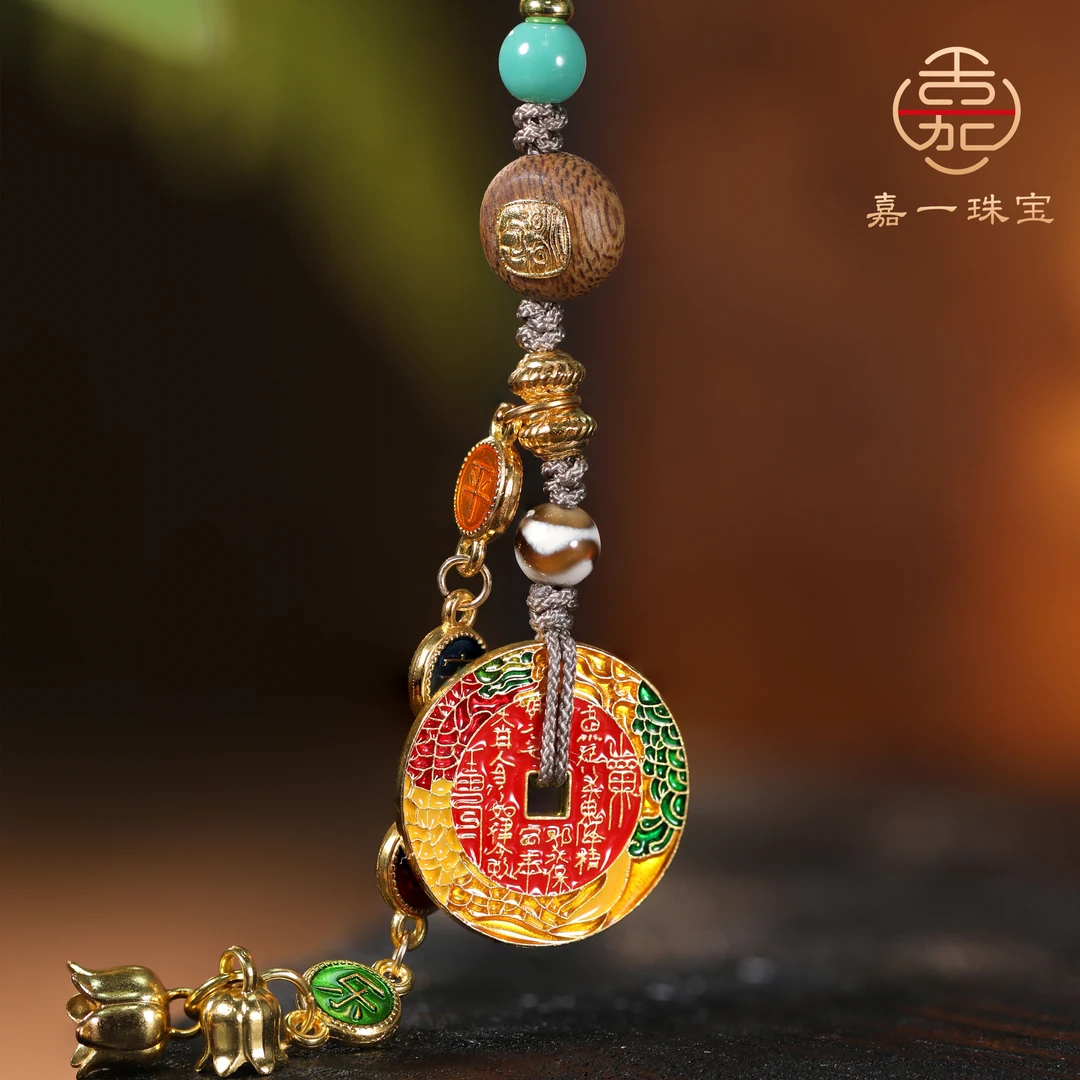 【嘉一昭愿】金龙入梦挂饰原创设计车挂门挂钥匙扣挂件扎基拉姆配件