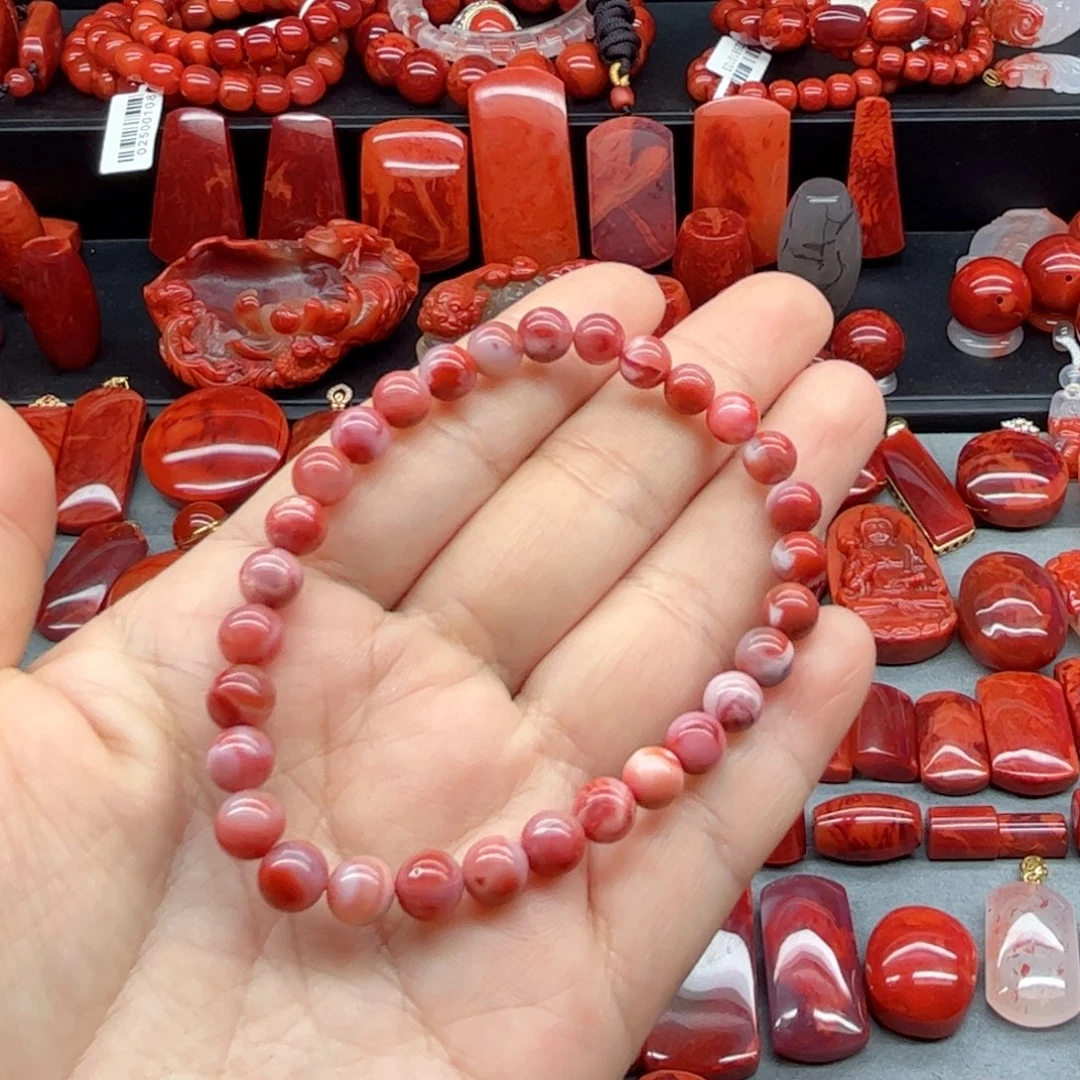 南红玛瑙配饰未镶嵌
