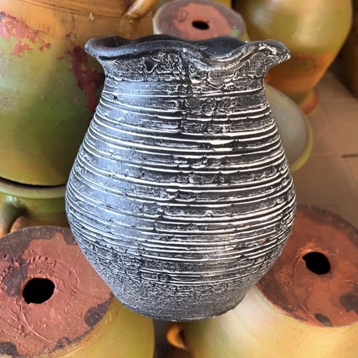 9.9-1微瑕18花灰土陶