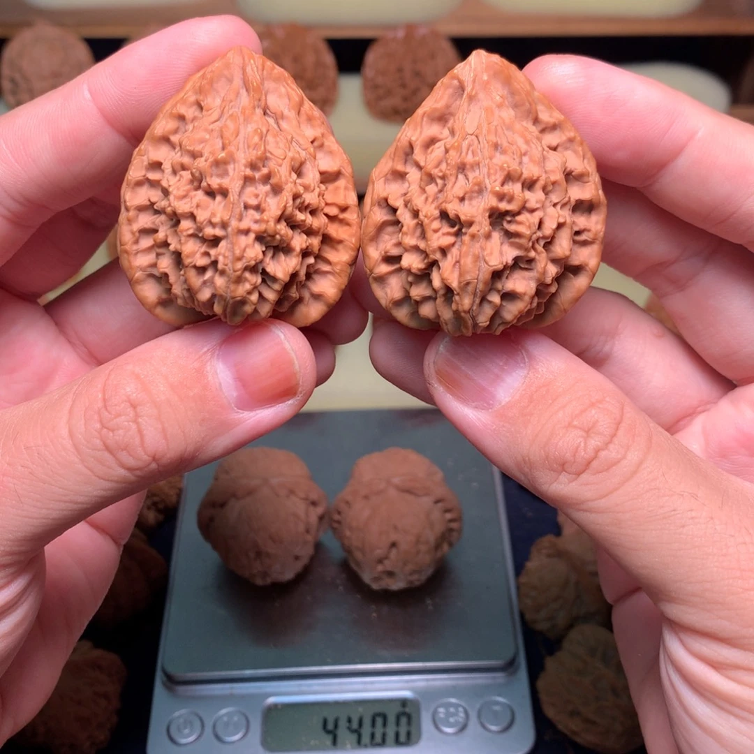 森***焙吊坠文玩核桃39秦岭野生凤仙