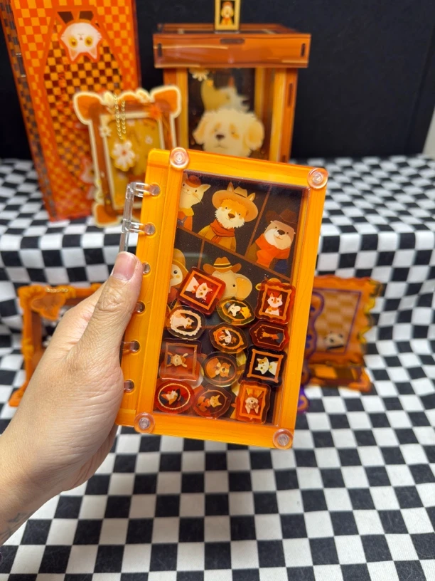 【农场小动物】便签本亚克力片片手工材料创意装饰板收纳盒动漫原创