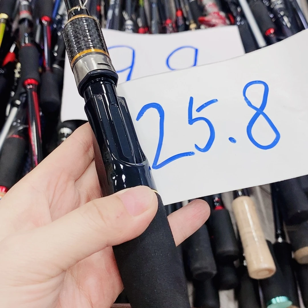 黑色直柄1.8米路亚竿