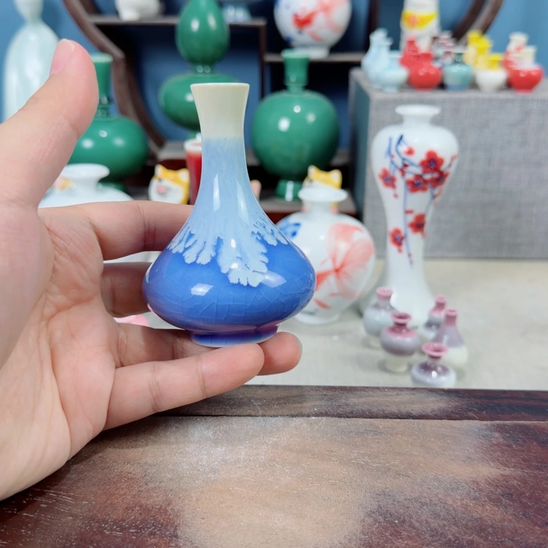陶瓷手工小花器摆件