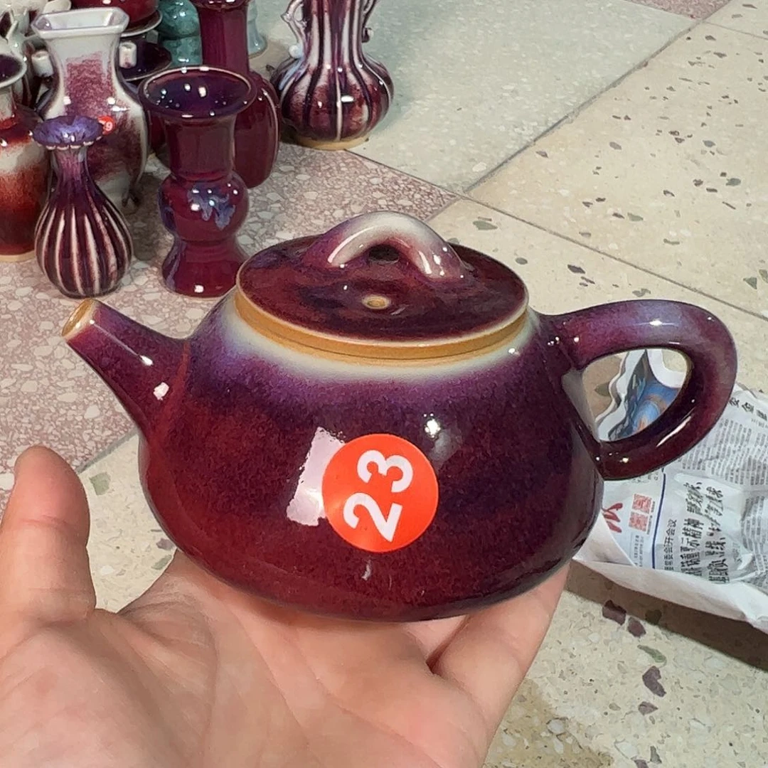 摆件郑家钧窑摆件微