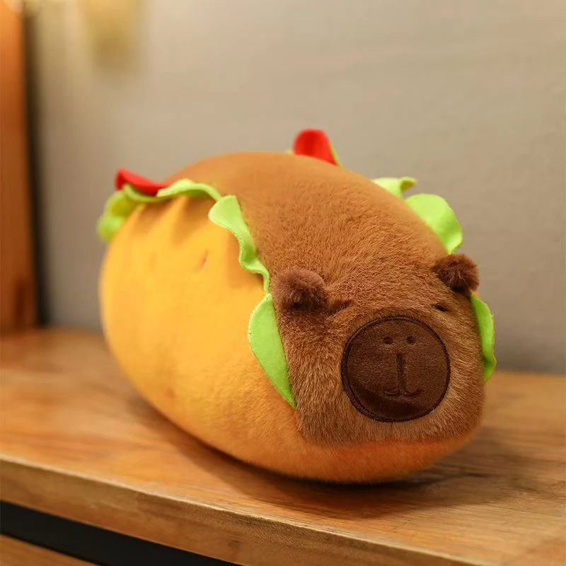 T毛绒玩具卡皮热狗抱枕1个【长60cm】玩偶（测量误差2~3cm）