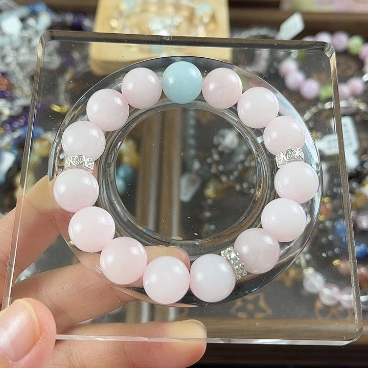 水晶手链合金桃花