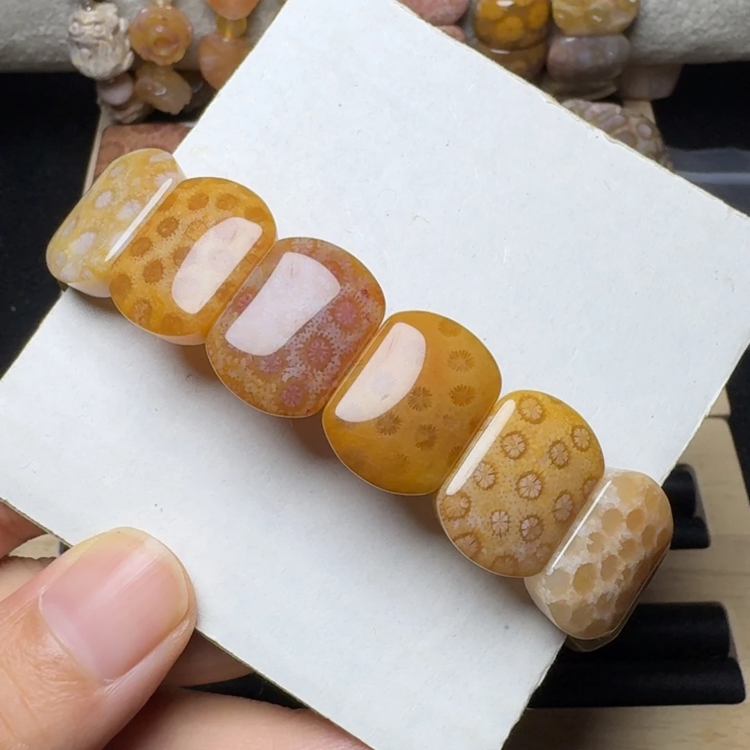 硅化玉未镶嵌可爱小豹纹