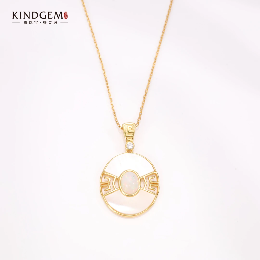 吊坠925银锆石 轻奢小众气质百搭时尚吊坠项链  AS85XLQS-21324