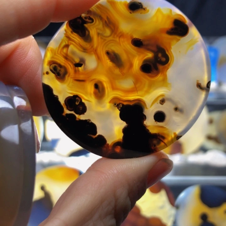 合金玛瑙/玉髓珠宝奇石61