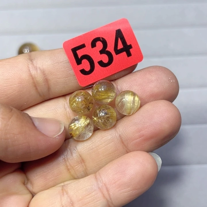 烟晶手链未镶嵌蔡****计天然水晶