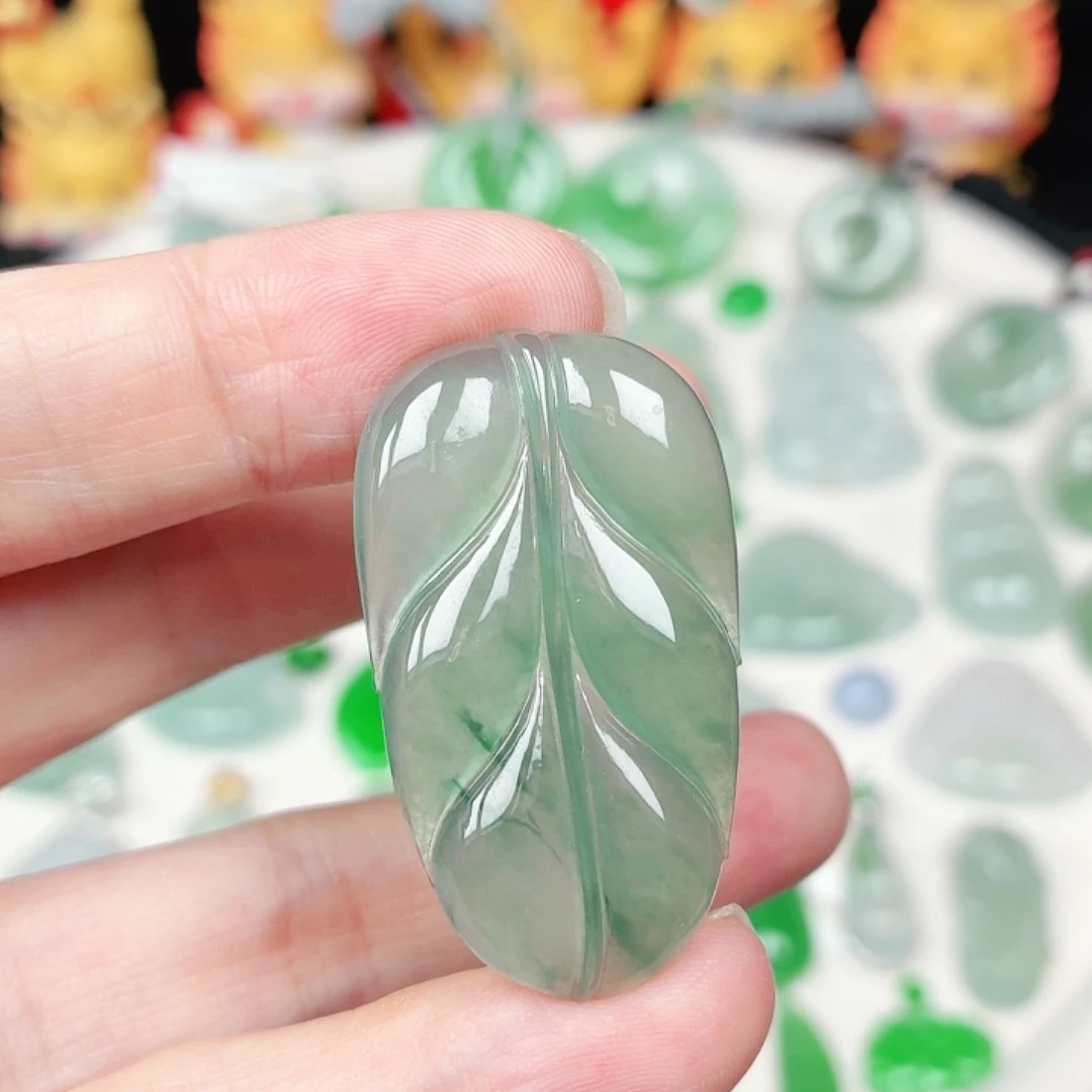 翡翠未镶嵌颈饰缅甸天然A货翡翠