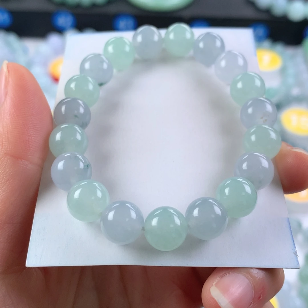 翡翠未镶嵌手链卡10