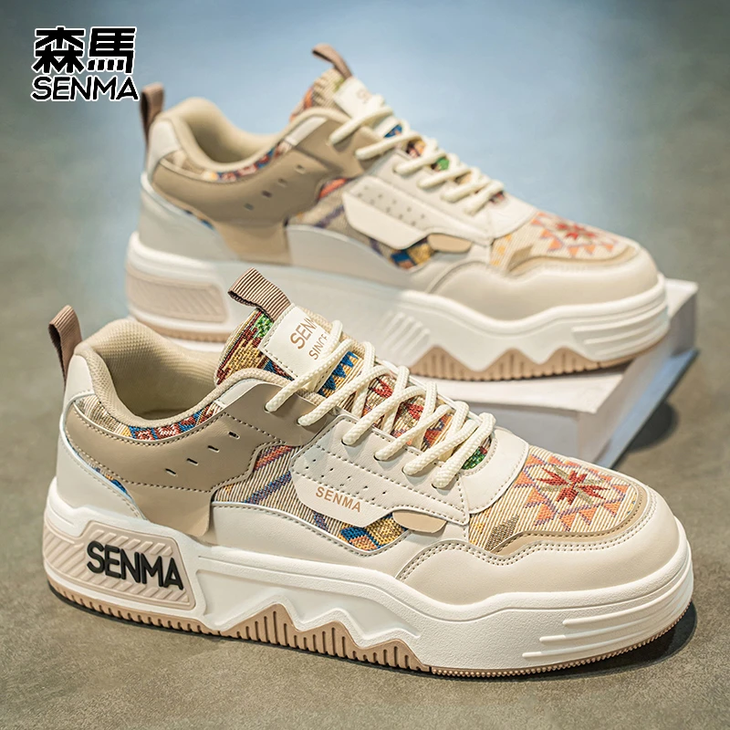 森马男鞋秋季新款厚底增高运动休闲板鞋男士爆款时尚潮流百搭潮鞋