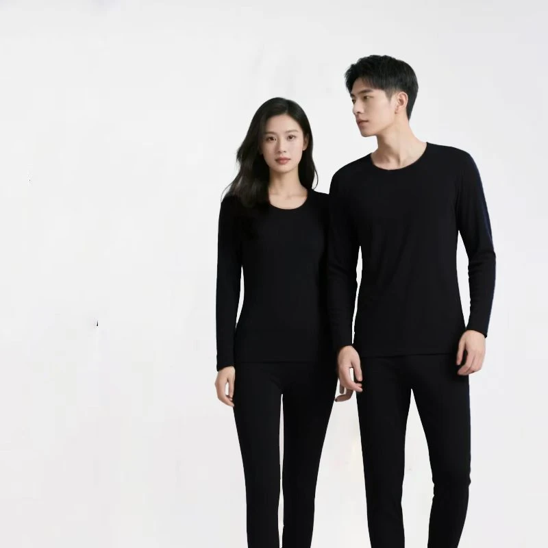 成人低领秋季内衣套装家居服秋衣秋裤保暖内衣冬季内搭女款