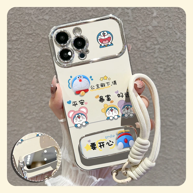 【苹果/华为/vivo/oppo/小米】适用好运可爱猫大视窗手机壳硅胶防摔