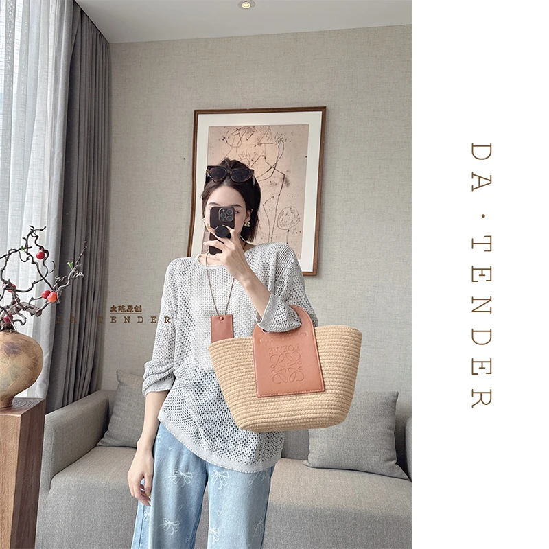 DA·Tender-“雾漫蓝樱镂空上衣”夏季休闲时尚气质小众简约百搭