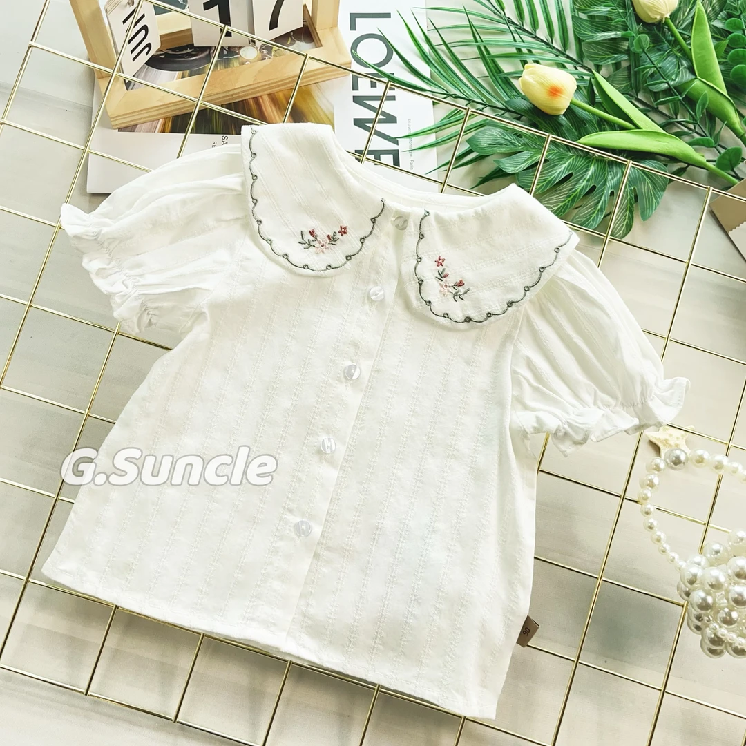 【冷萃茉莉】Z086女童夏款时尚可爱清凉短袖