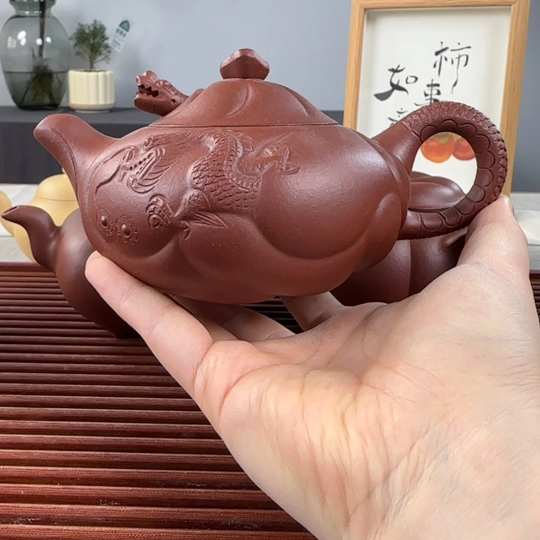紫砂茶壶小*儿次品鱼化龙