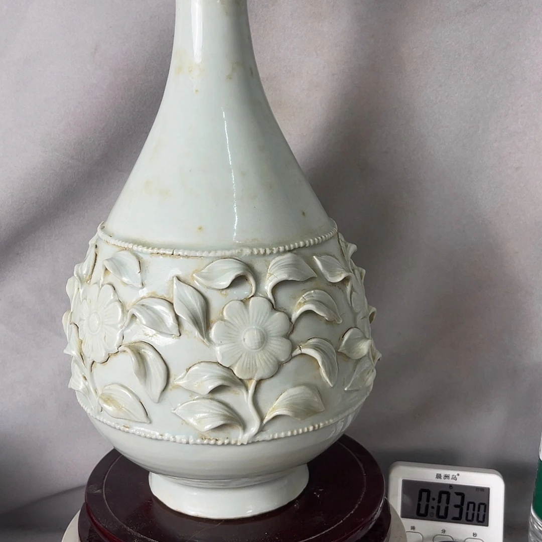 快***哥玉壶春瓶摆件高端