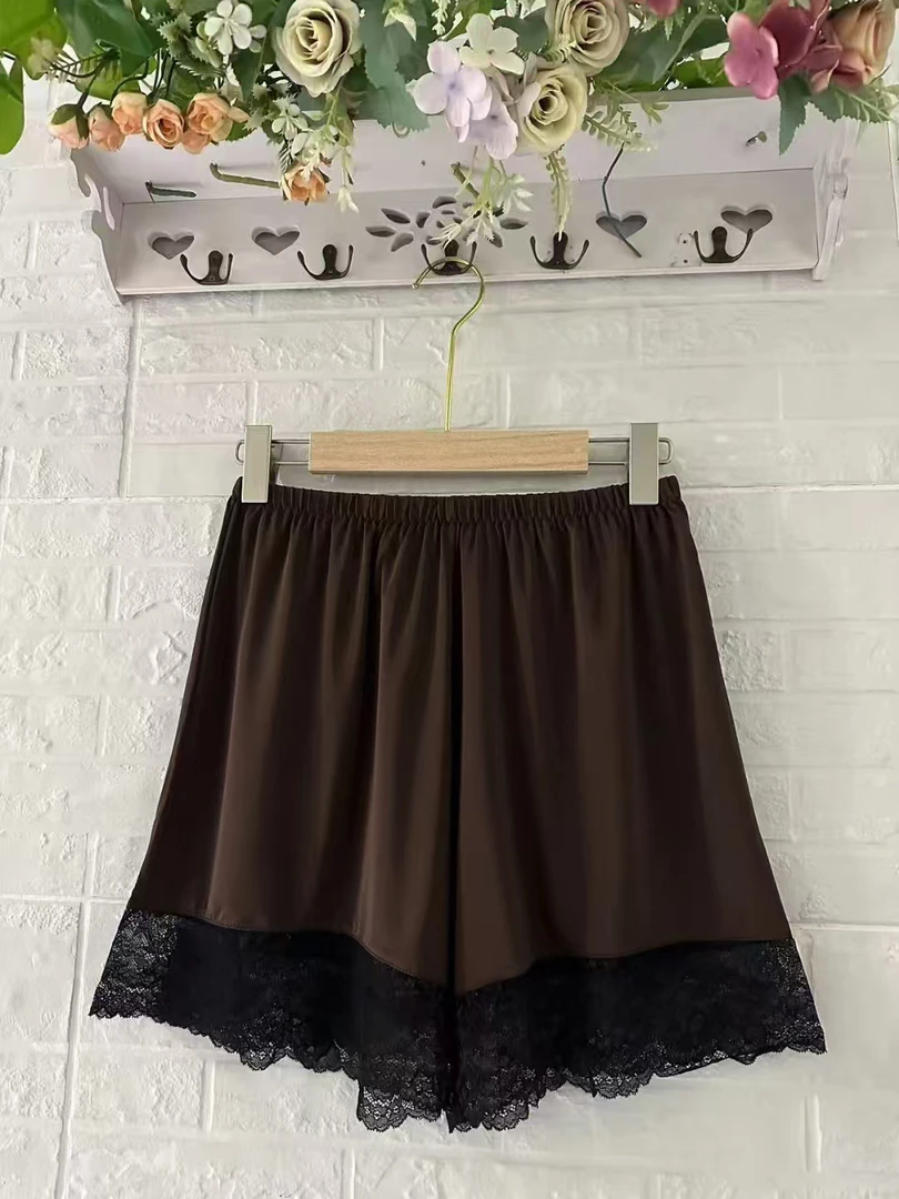 霞姐甄选牛奶丝时尚家居短裤