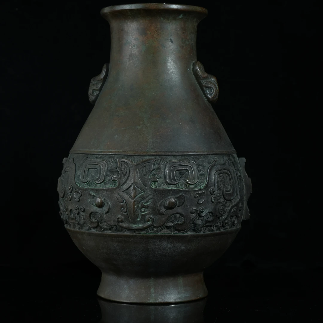 lot14916 4805 公元19-20世纪前期 铜罐摆件 1895g