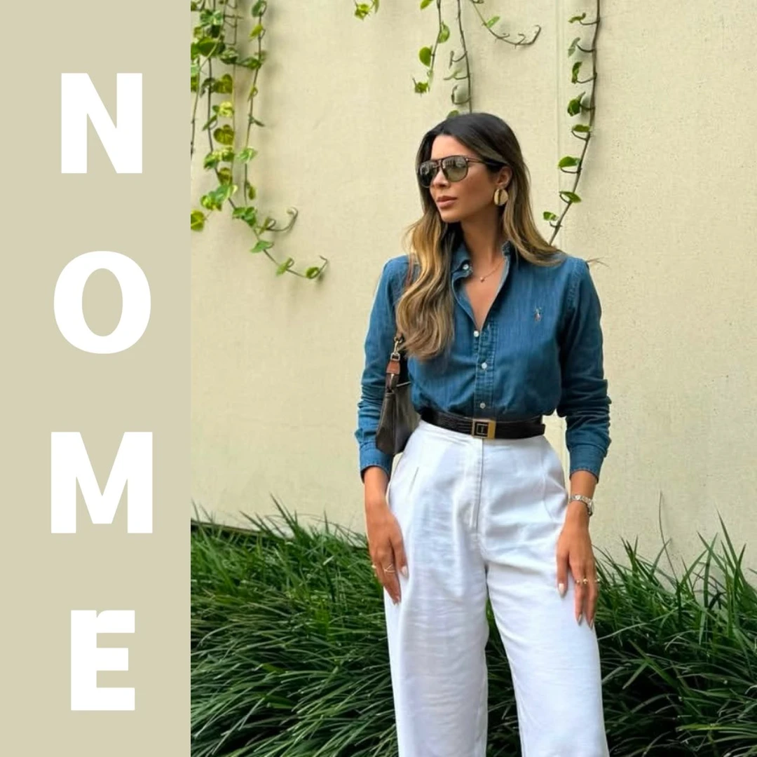 小马家 经典 时尚 百搭 牛仔衬衫 女款 简约衬衣