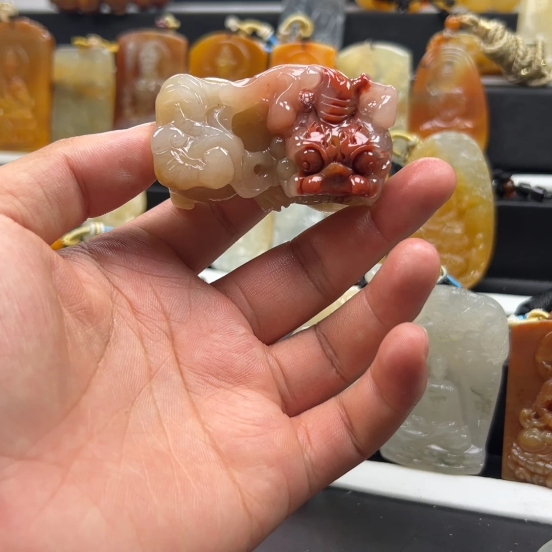 石英质玉（黄龙玉）未镶嵌多样性发货，发其一