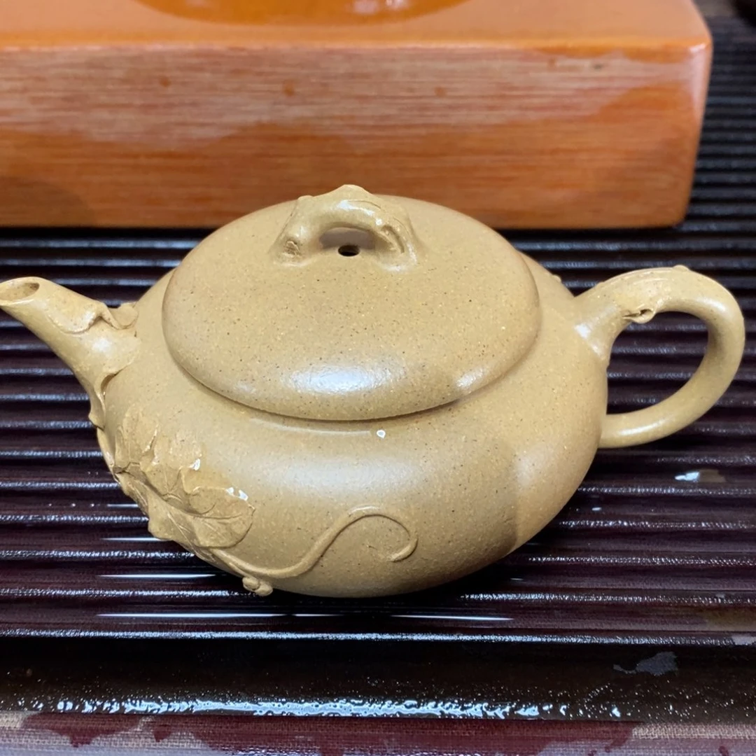 紫砂茶壶高端150cc段泥花器