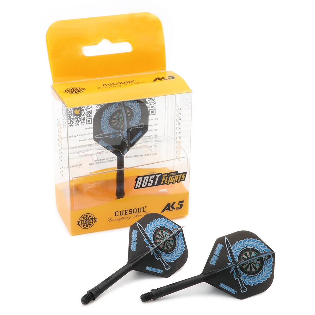 CUESOUL AK5系列chael Roman飞镖配件比赛级一体叶尾翼标杆