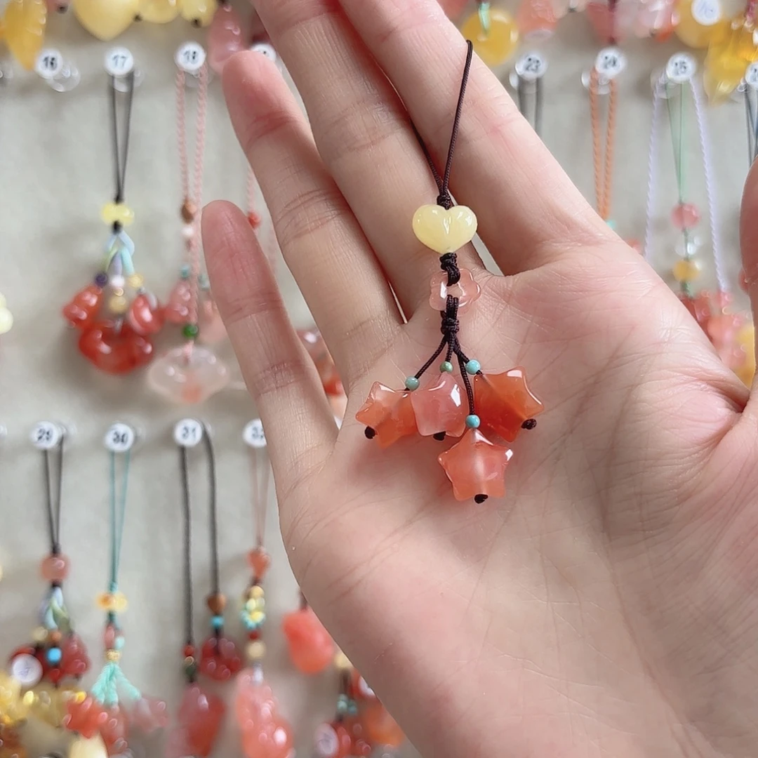 南红玛瑙未镶嵌吊坠(赠链)