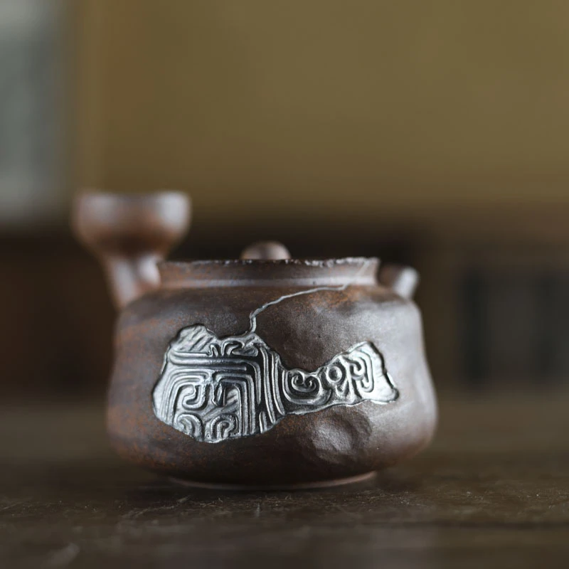 老岩泥-灰念-玉龙壶-90CC（Q1548）