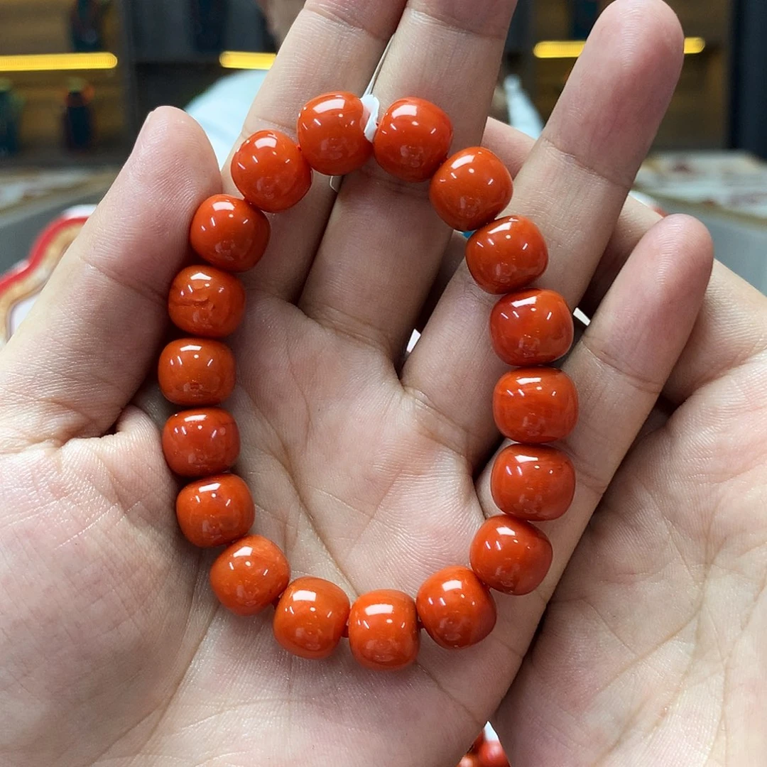 【闪购商品】南红玛瑙L瓦西老型单圈11mm未镶嵌