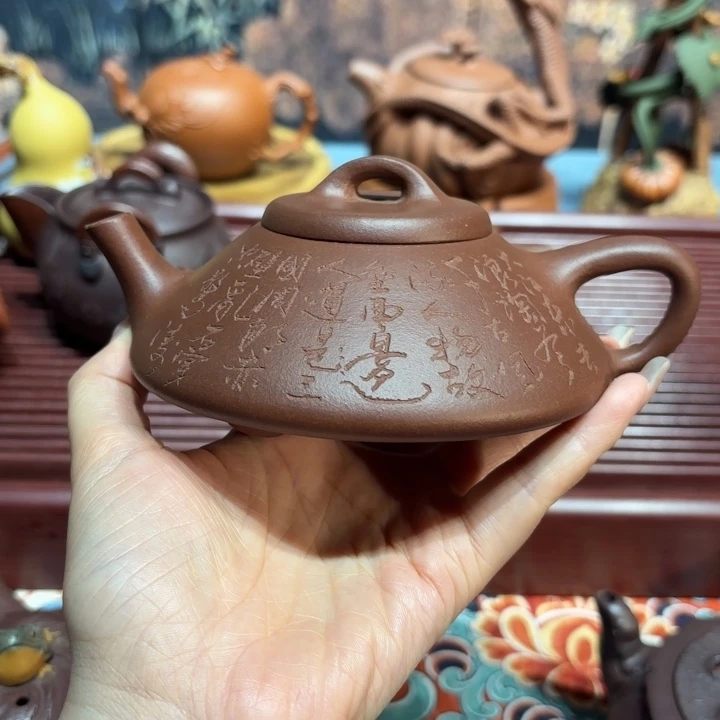 澜***茶壶紫砂原矿精品高端紫砂壶