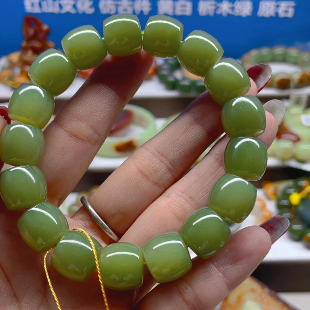 未镶嵌手串透闪石质玉