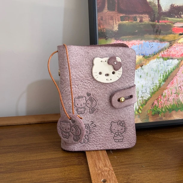 雾蜡头层牛皮DIY手帐本 A7 85310