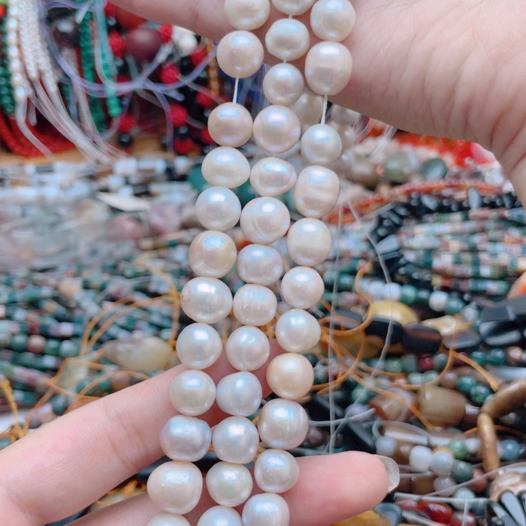 未镶嵌玛瑙/玉髓珠宝奇石珍珠一条卡11左右