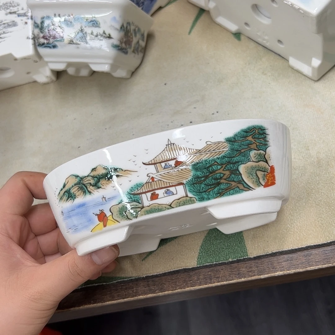 紫砂花盆873号瑕疵15.5/13/5cm