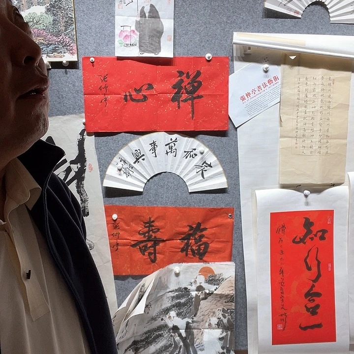横款王*岁书法……书法……书法