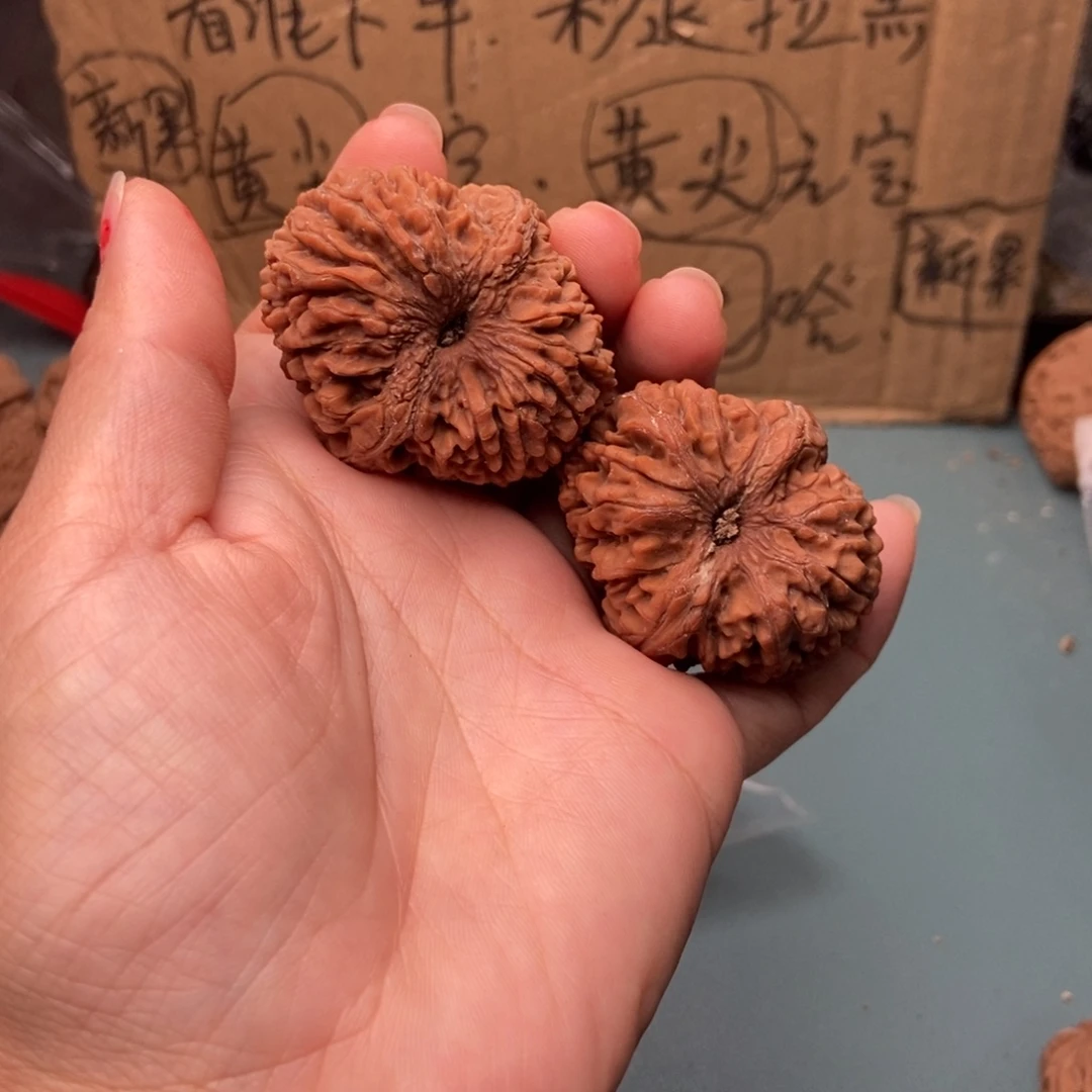 望***月吊坠文玩核桃蒜头57