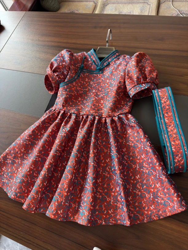 【福利品单独链接】小女孩蒙古袍民族服