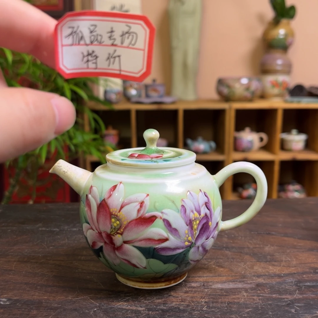 柴烧手工手绘陶瓷