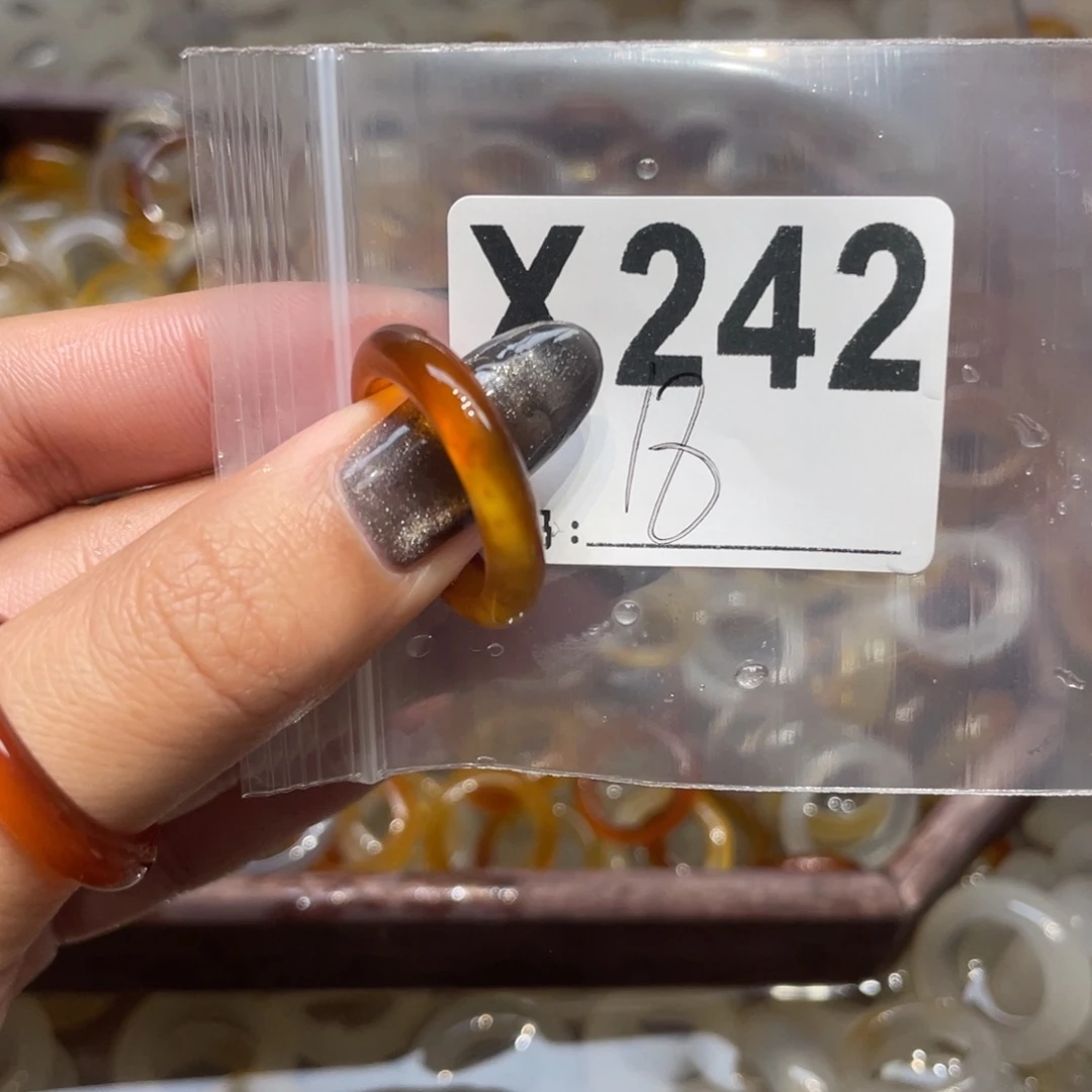 玛瑙/玉髓未镶嵌戒指242
