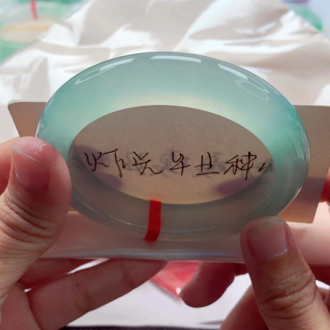 未镶嵌手镯翡翠56.6炸光冰晴绿满色高冰起胶零毛孔毕业A