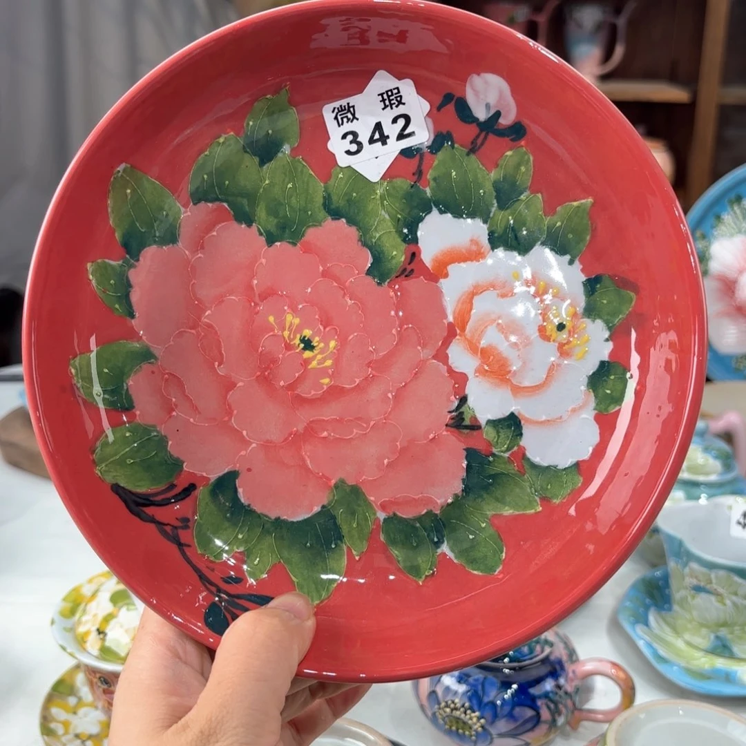 景德镇手绘高温釉下彩陶瓷茶具