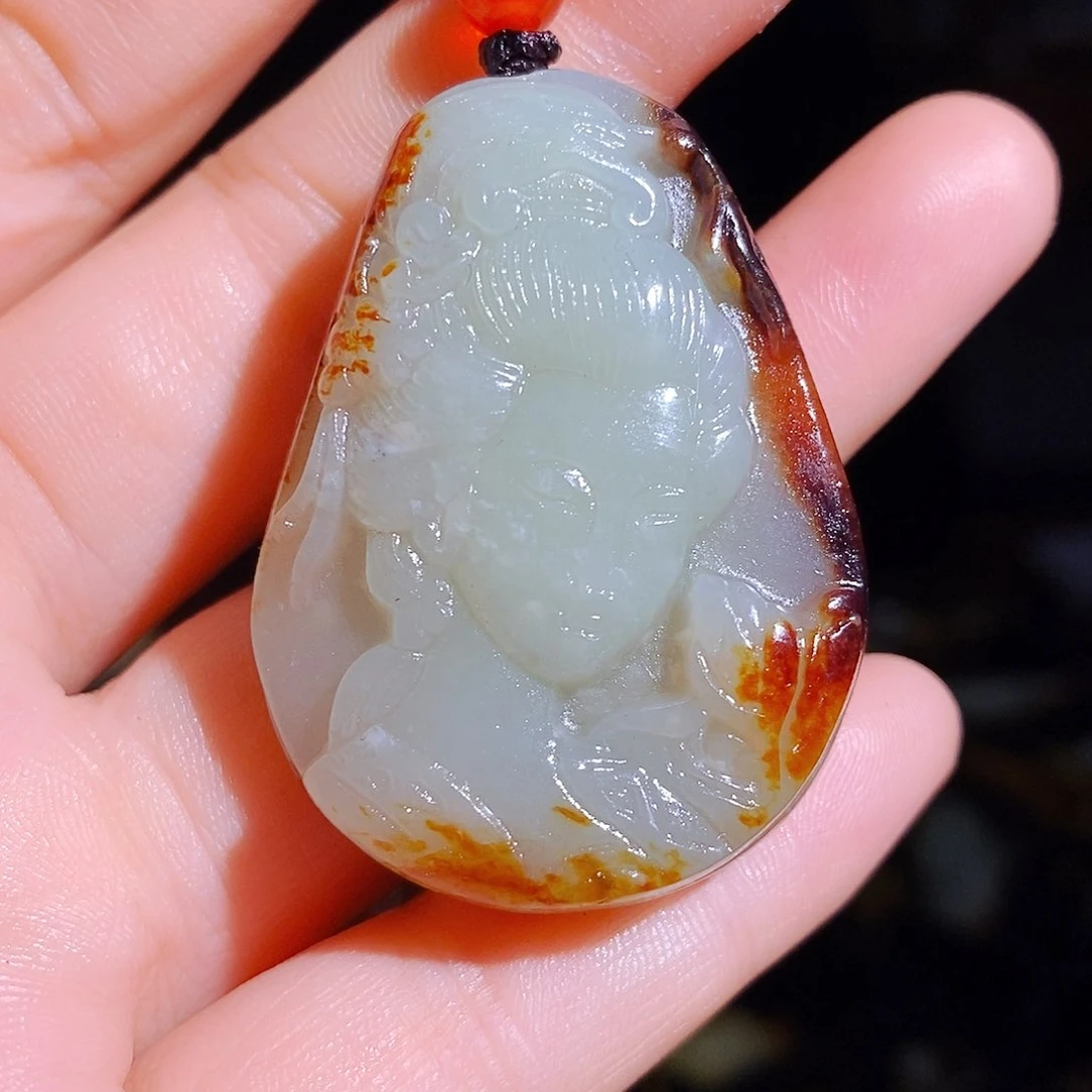 和田玉颈饰未镶嵌