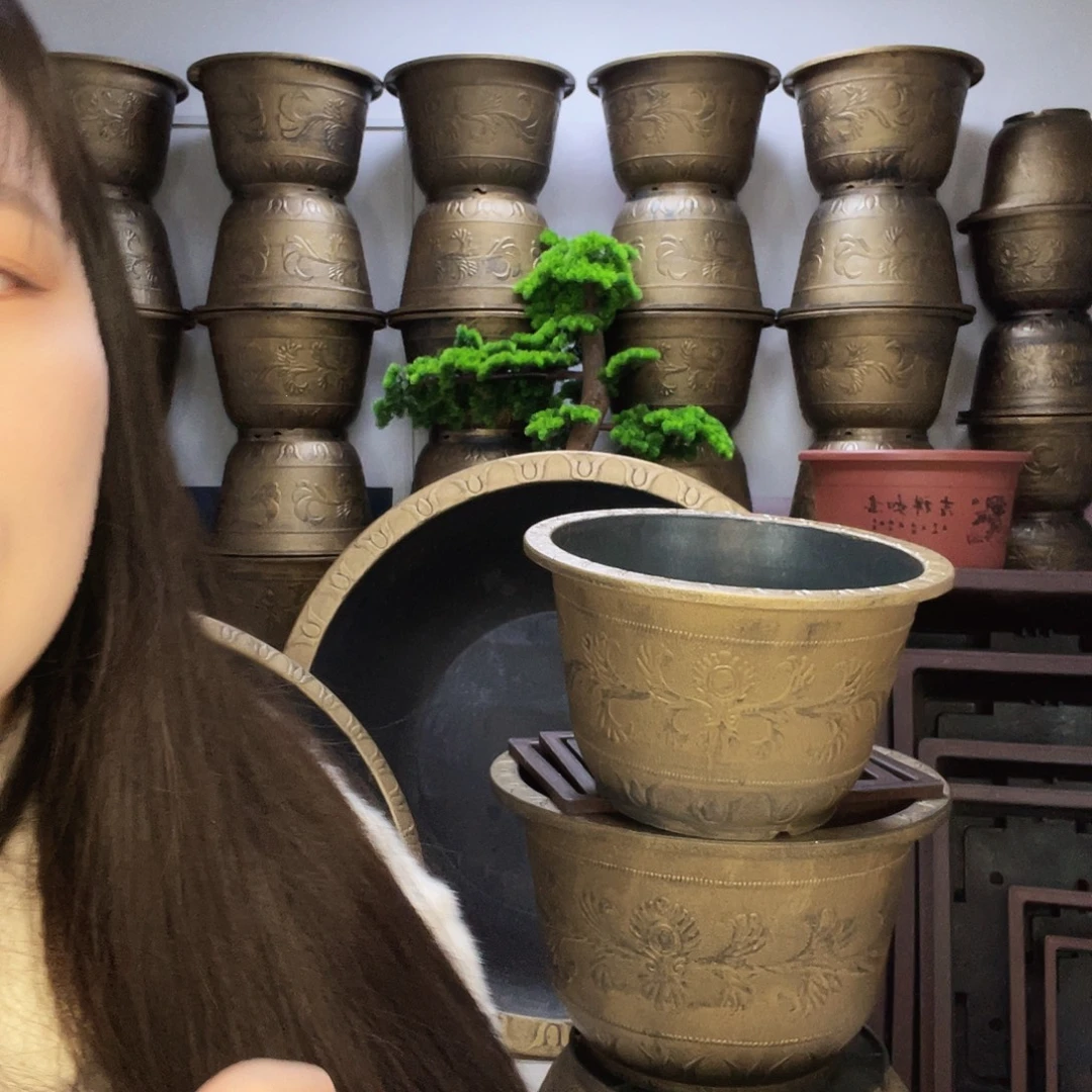 用***5两个73大花盆都打孔