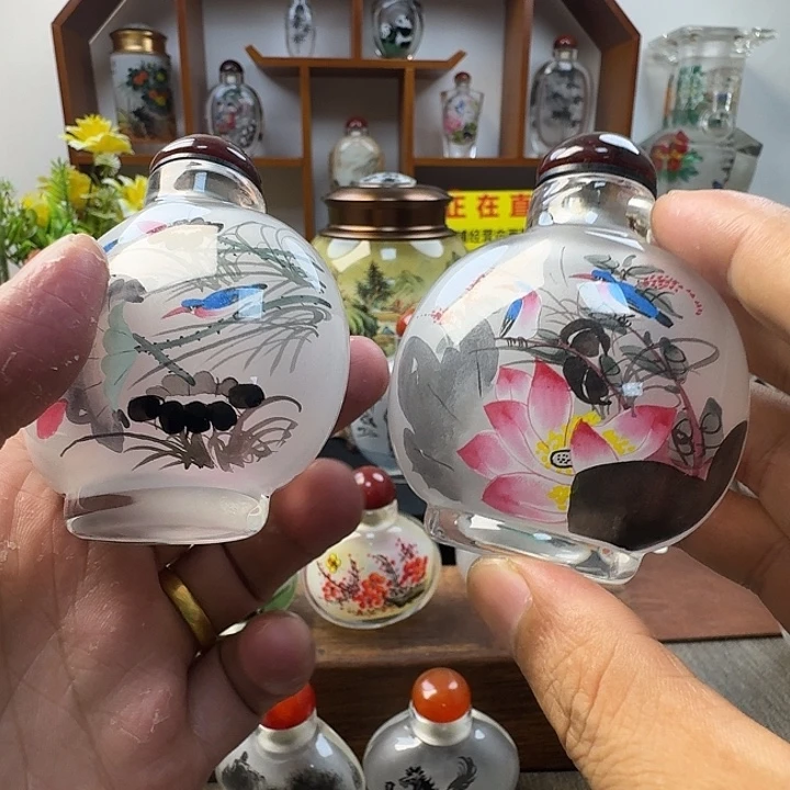 钻***石鼻烟壶内画工艺品绘制